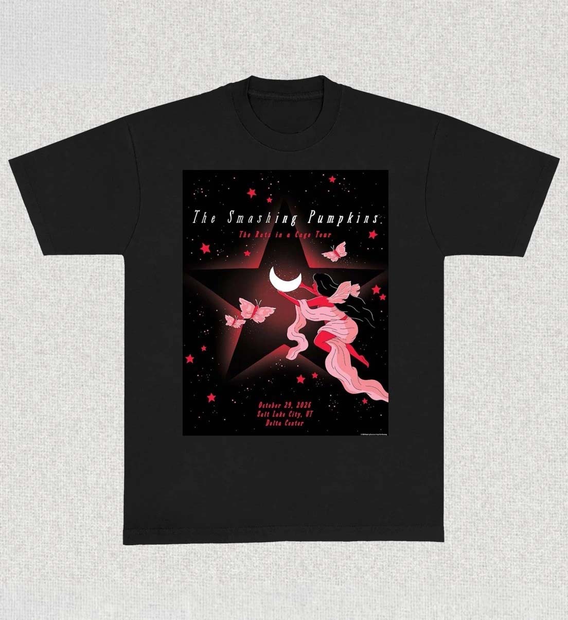 The Smashing Pumpkins Salt Lake City UT 2026 Event Poster Live At Delta Center October 29 2026 TShirt