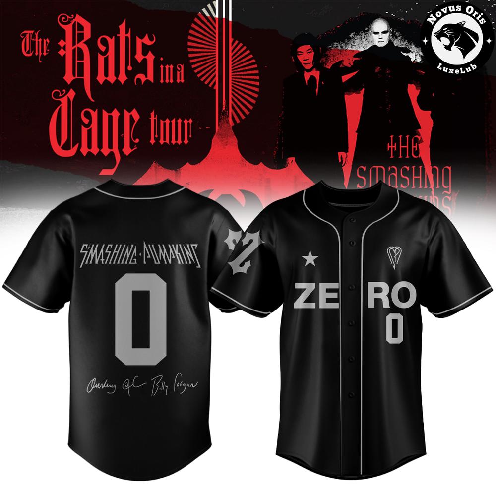 The Smashing Pumpkins The Rats In A Cage Tour 2026 Baseball Jersey 1 - Unicasport The Smashing Pumpkins The Rats In A Cage Tour 2026 Baseball Jersey