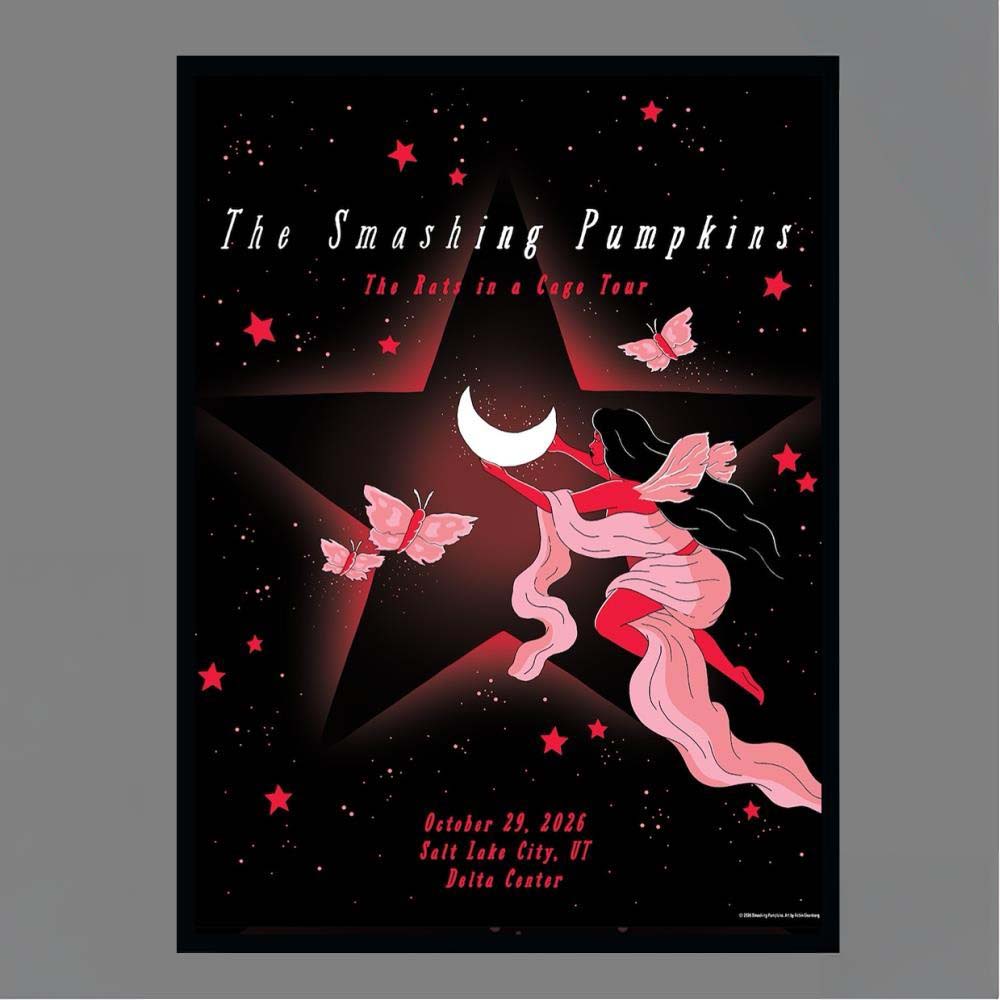 The Smashing Pumpkins The Rats in a Cage Tour October 29 2026 Salt Lake City UT Delta Center Poster