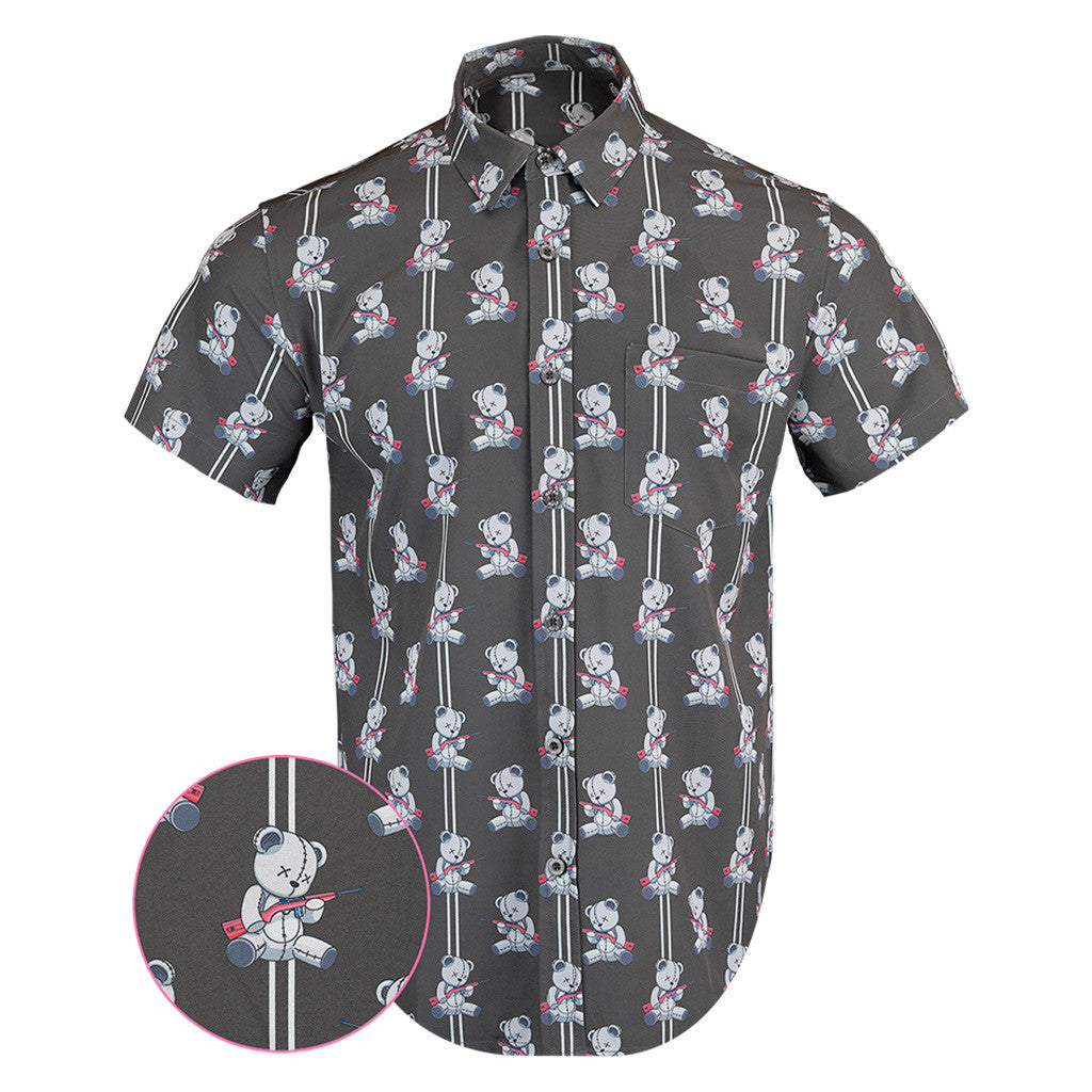 The Snuggler Button Down Shirt Tactical Hawaiian Shirt Gift Ideas For Husband