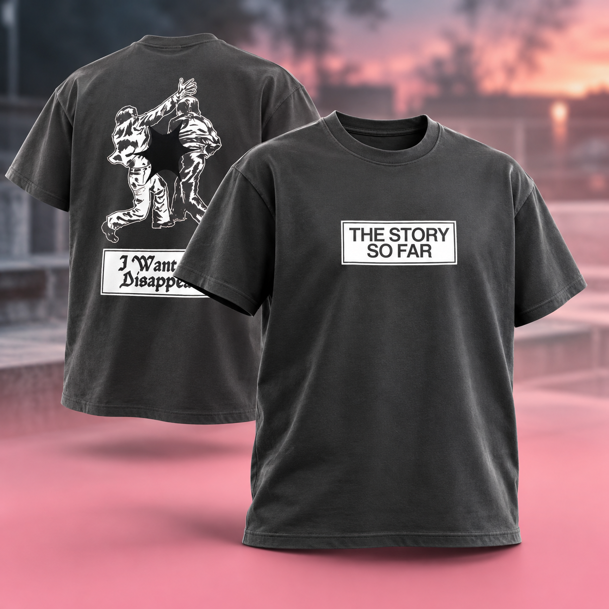 The Story So Far I Want to Disappear Dark Grey TShirt