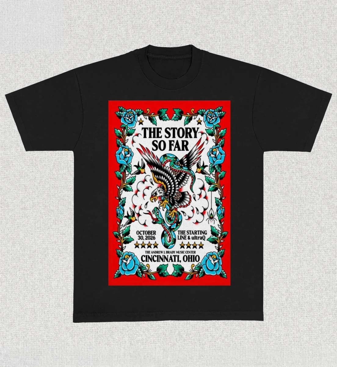 The Story So Far The Starting Line And Ultra Q Cincinnati Oct 30 2026 Poster TShirt