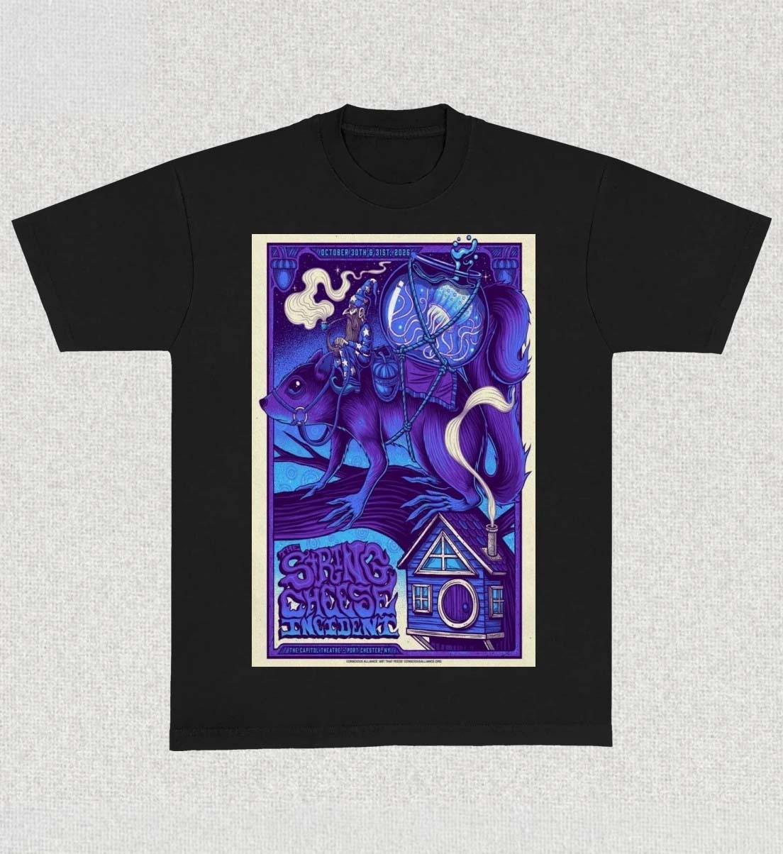The String Cheese Incident Halloween 2026 The Capitol Theatre Port Chester NY Poster TShirt