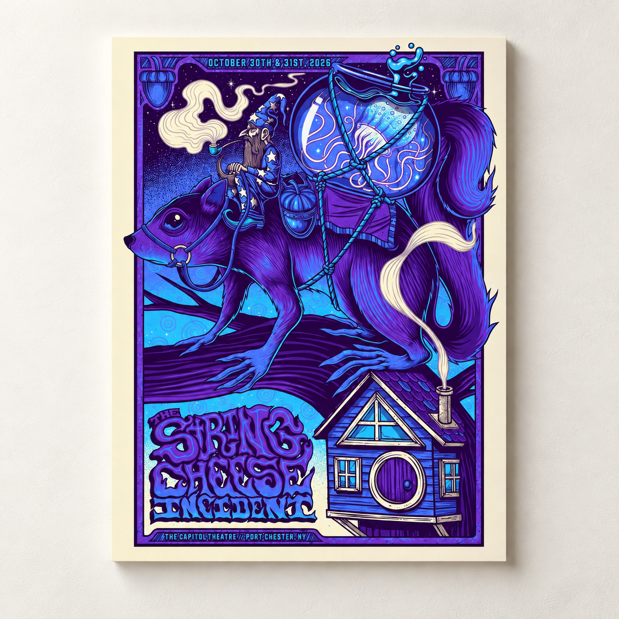 The String Cheese Incident Port Chester NY 2026 Event Poster Live At The Capitol Theatre Poster Canvas