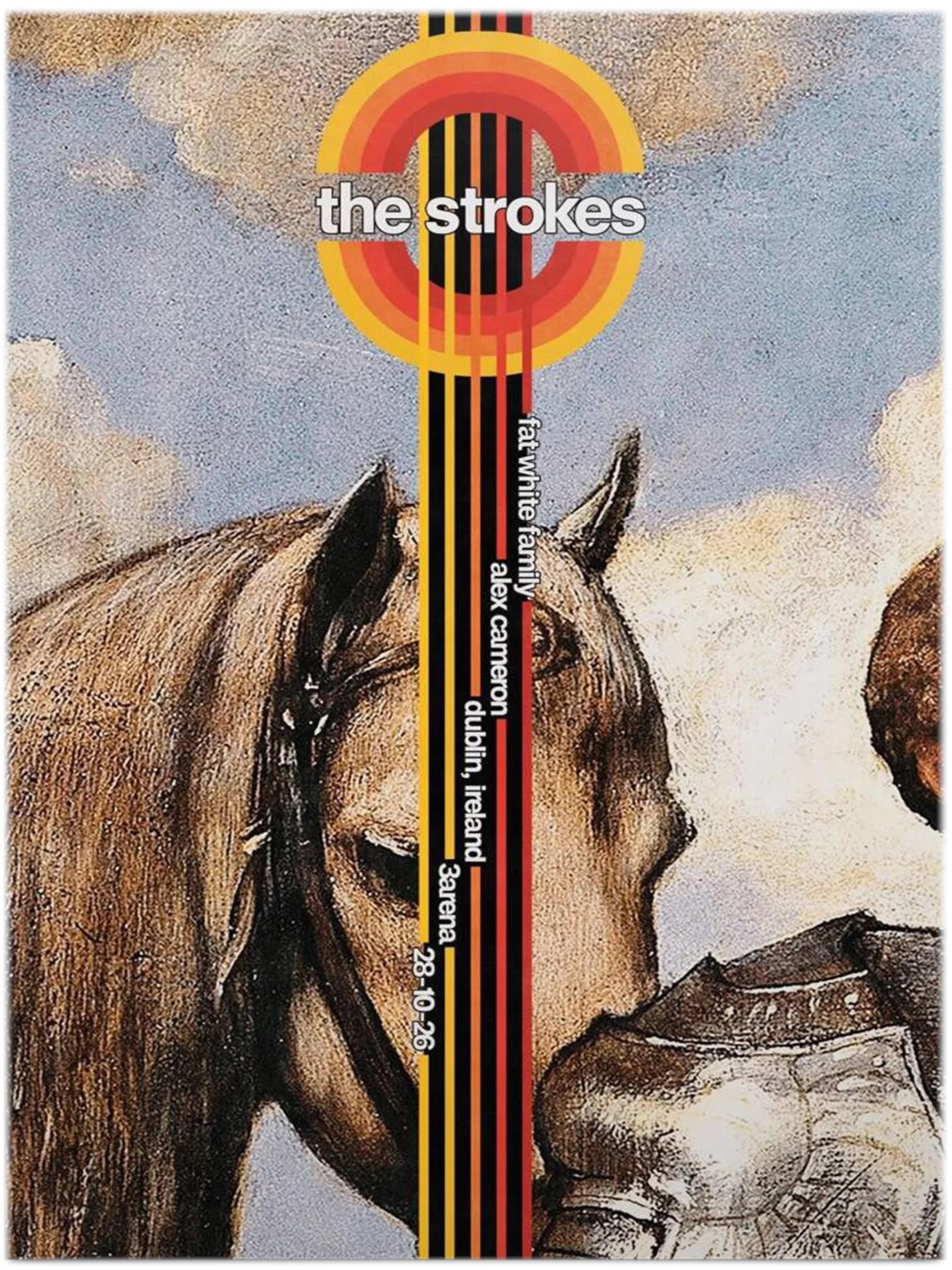 The Strokes 3Arena Dublin October 28 2026 Concert Poster