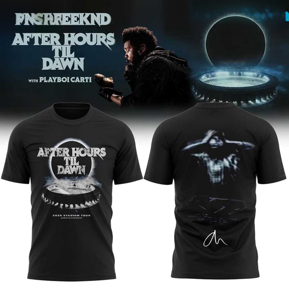 The Weeknd After Hours Til Dawn 2026 Stadium Tour Signature Limited Tee