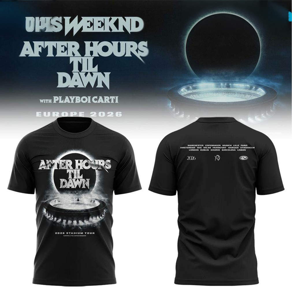 The Weeknd After Hours Til Dawn Tour Tee