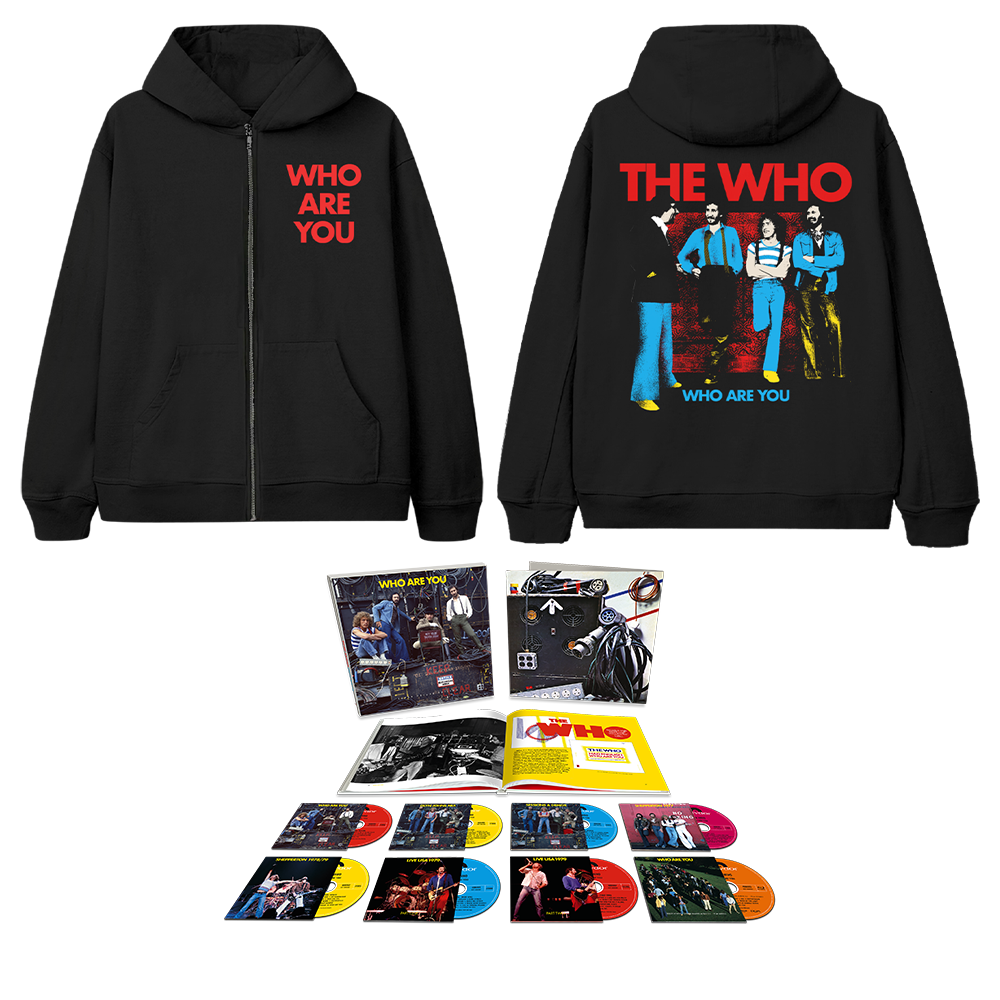 The Who Tour Who Are You Super Deluxe Edition 7CD Blu Ray And Hoodie Fan Pack Bundle