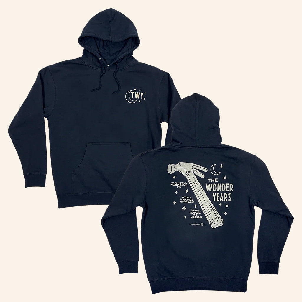 The Wonder Years Merch The Wonder Years Hammer In My Grip Hoodie Christmas Presents For Friends