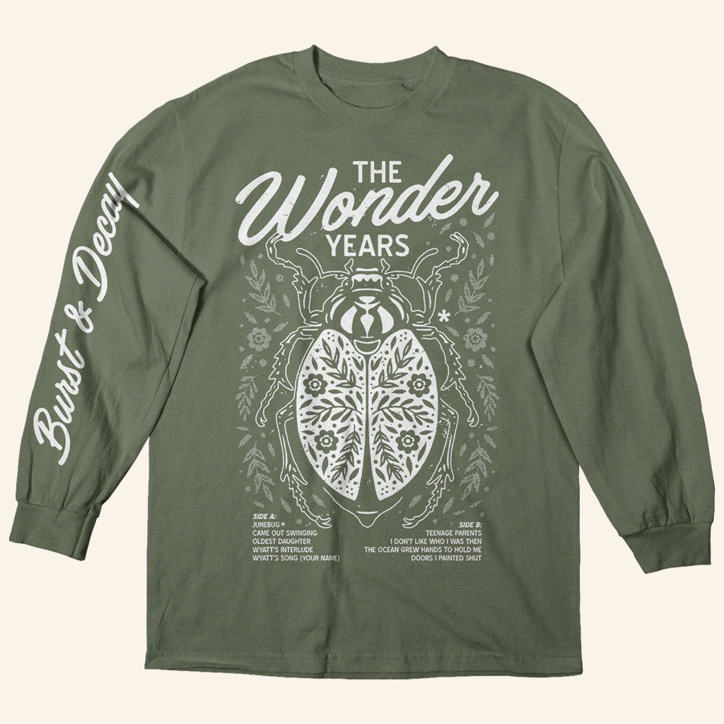 The Wonder Years Merch The Wonder Years Junebug Long Sleeve T-Shirt Friends Gifts