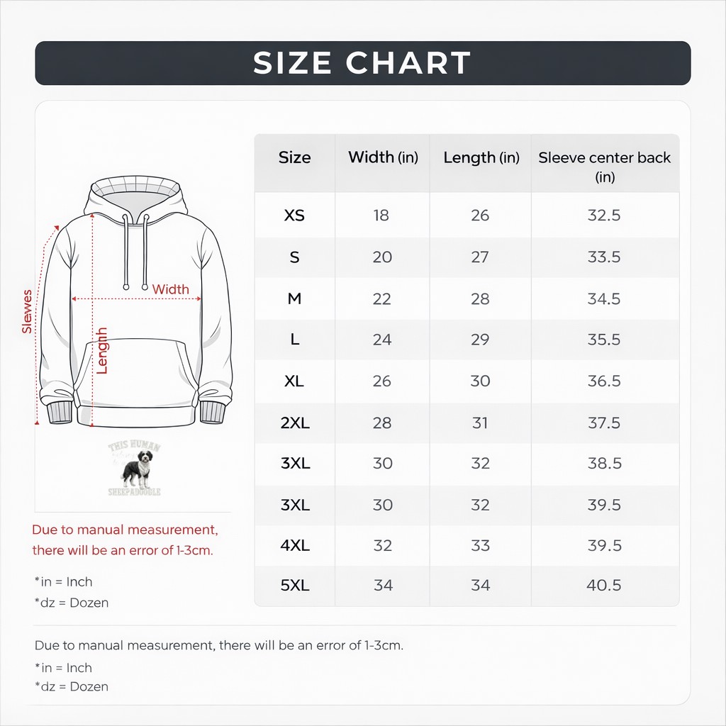 This Human Belongs To Sheepadoodle Owner Sheepadoodle Lover Graphic Hoodie - Image 4