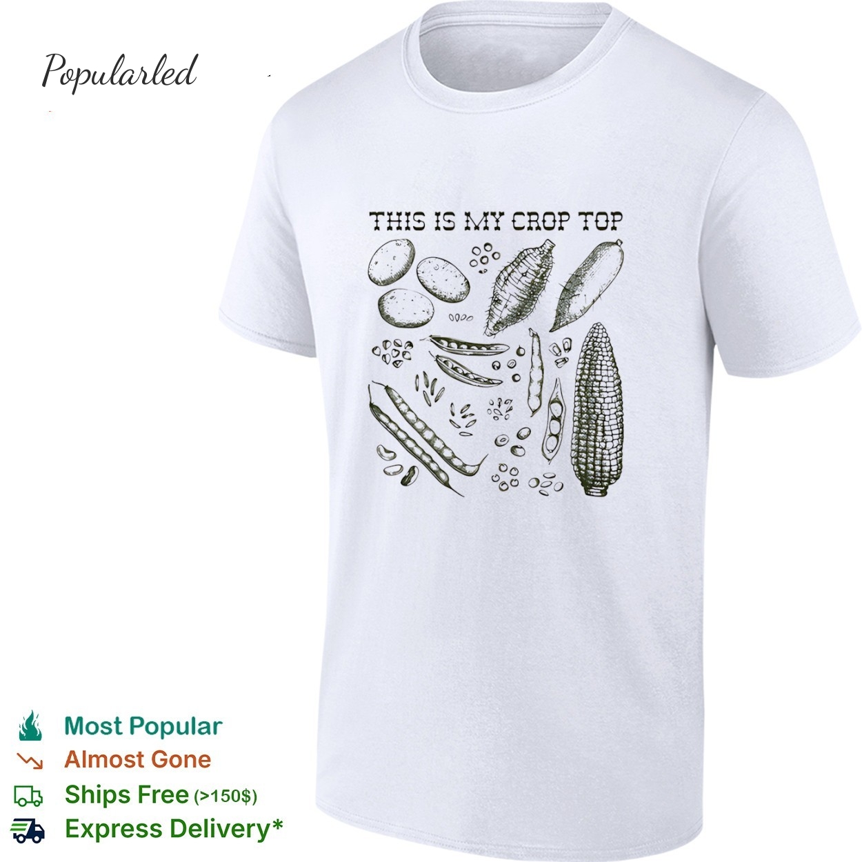 This is my crop top seeds and grains set shirt