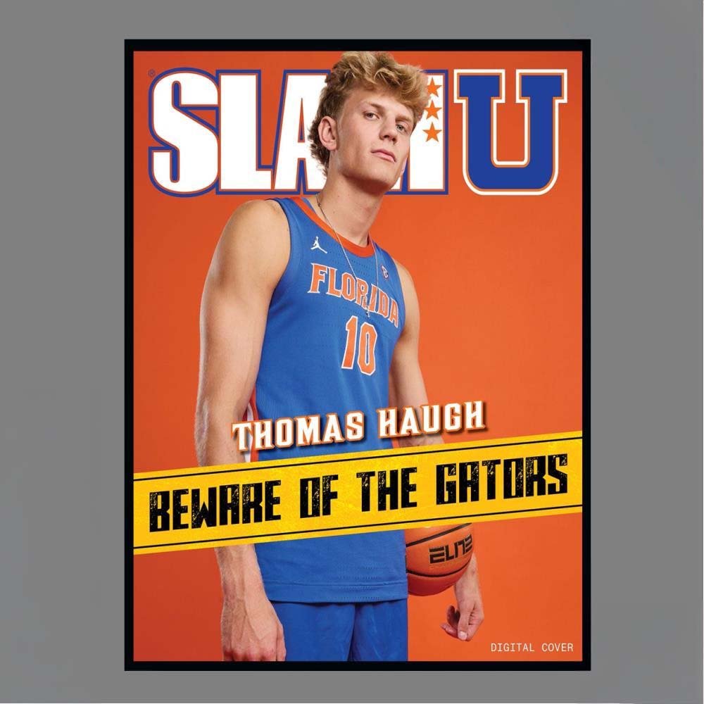 Thomas Haugh Beware Of The Gators Florida Basketball Digital Cover Poster