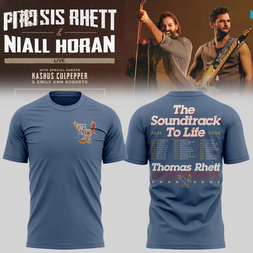 Thomas Rhett Soundtrack to Life Tour Blue Graphic Tee - Best Gift for Fans