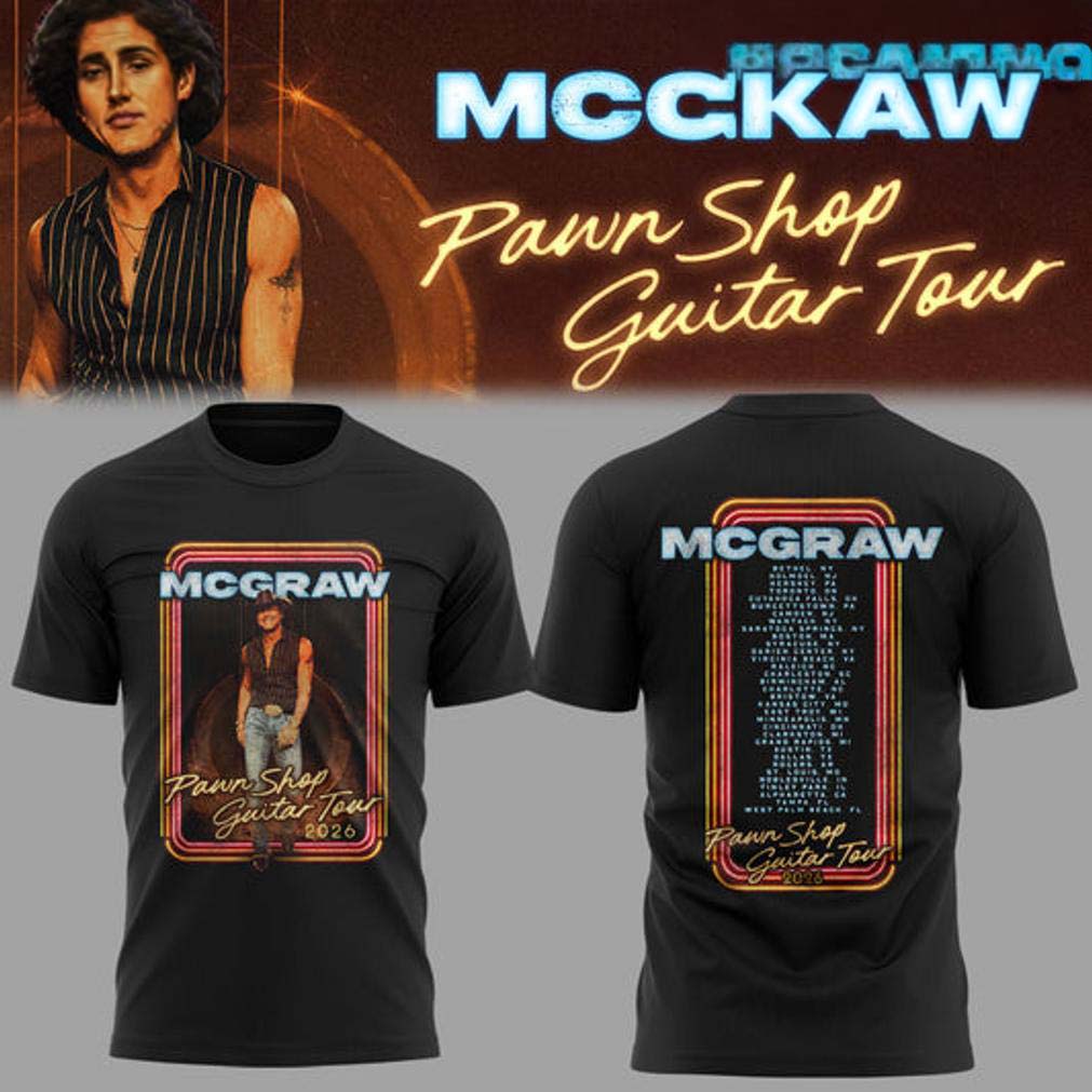 Tim McGraw Black Limited Edition Tour T Shirt
