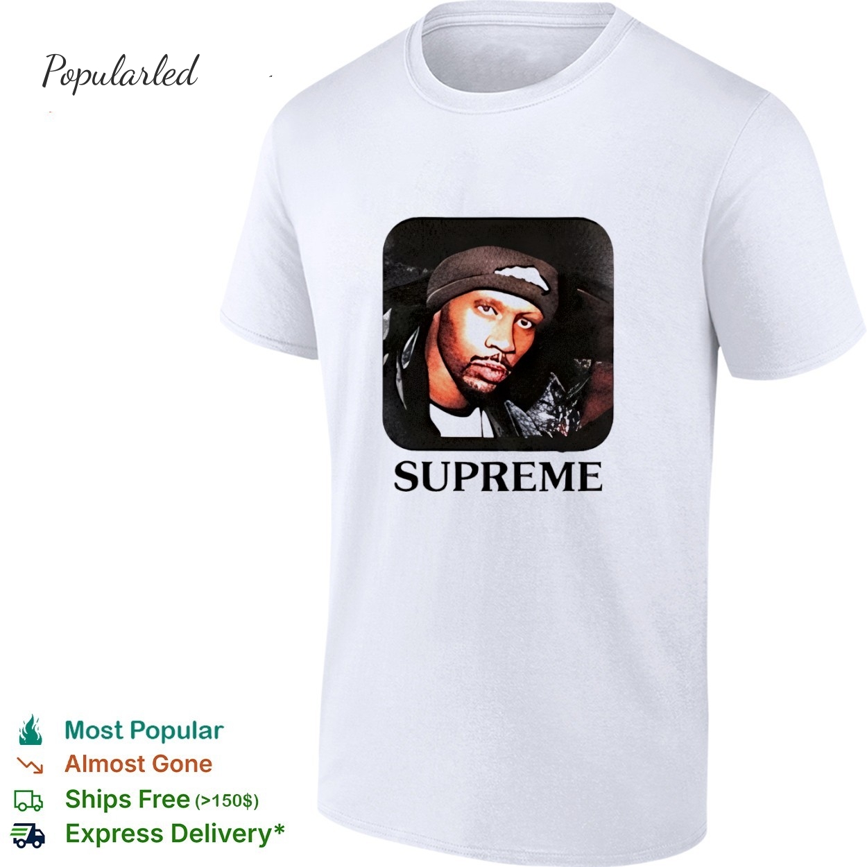 Timothee Chalamet Supreme Wu Tang Protect Ya Neck Rza shirt