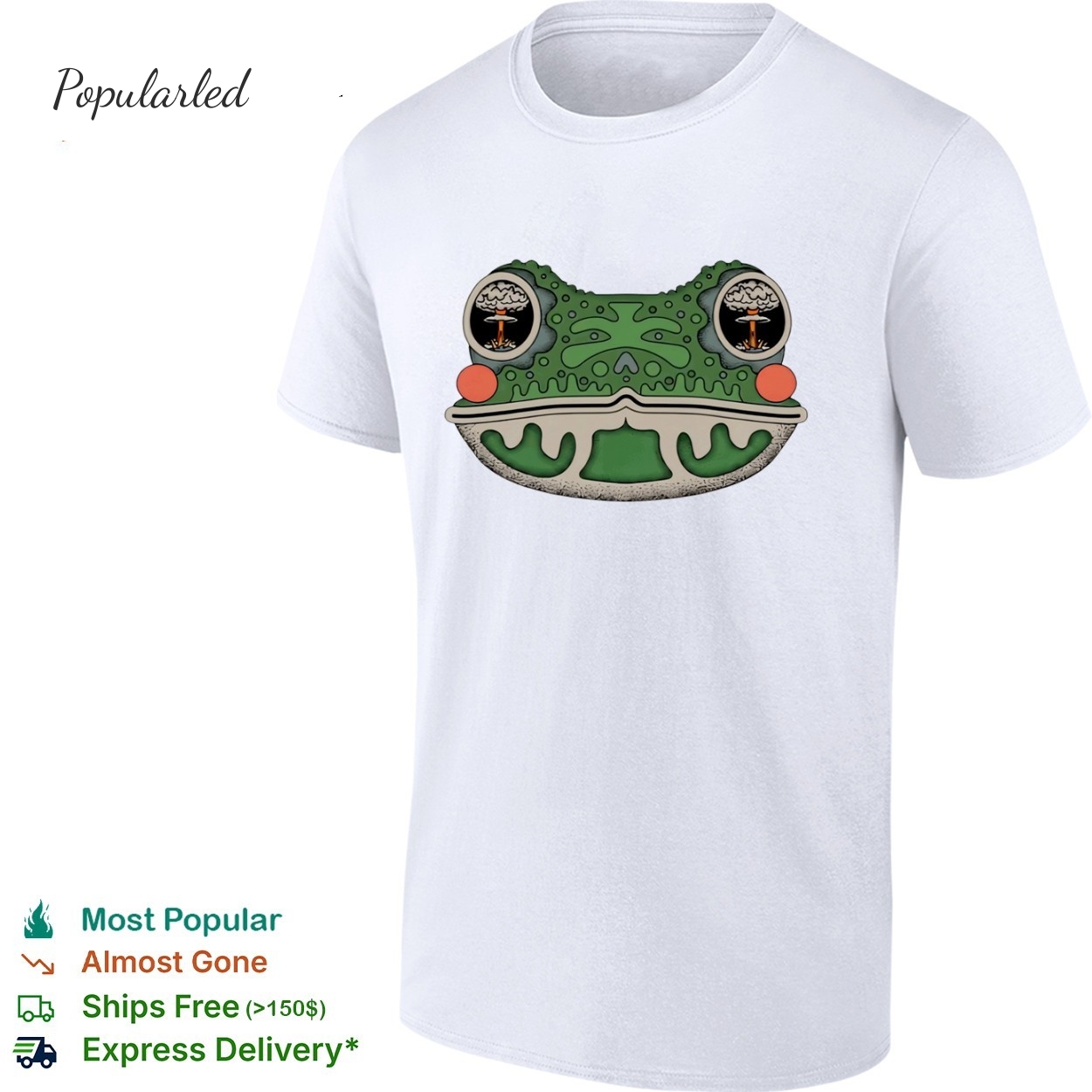 Toad toadal destruction graphic shirt