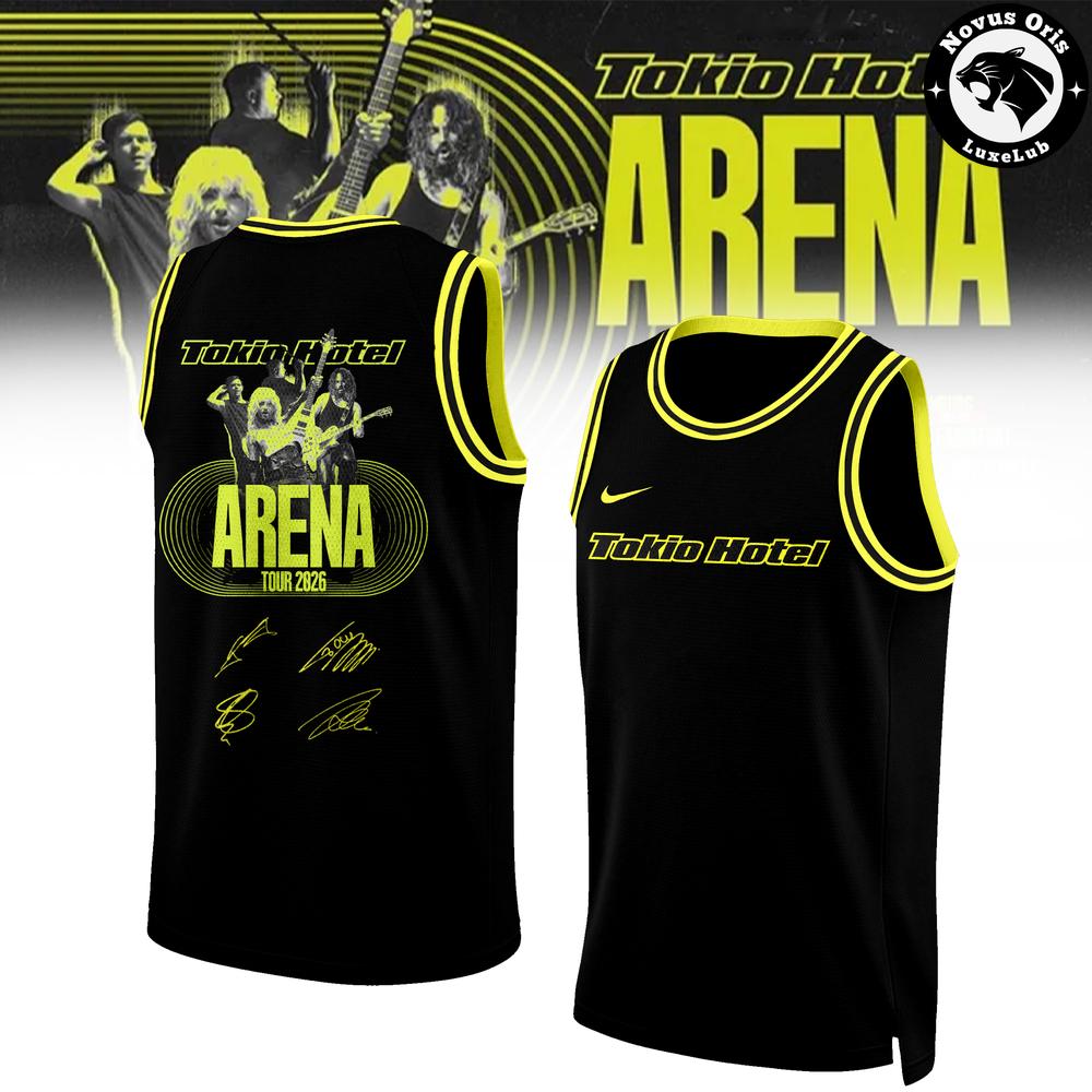 Tokio Hotel ARENA TOUR 2026 Signature Basketball Jersey 1 - Unicasport Tokio Hotel ARENA TOUR 2026 Signature Basketball Jersey