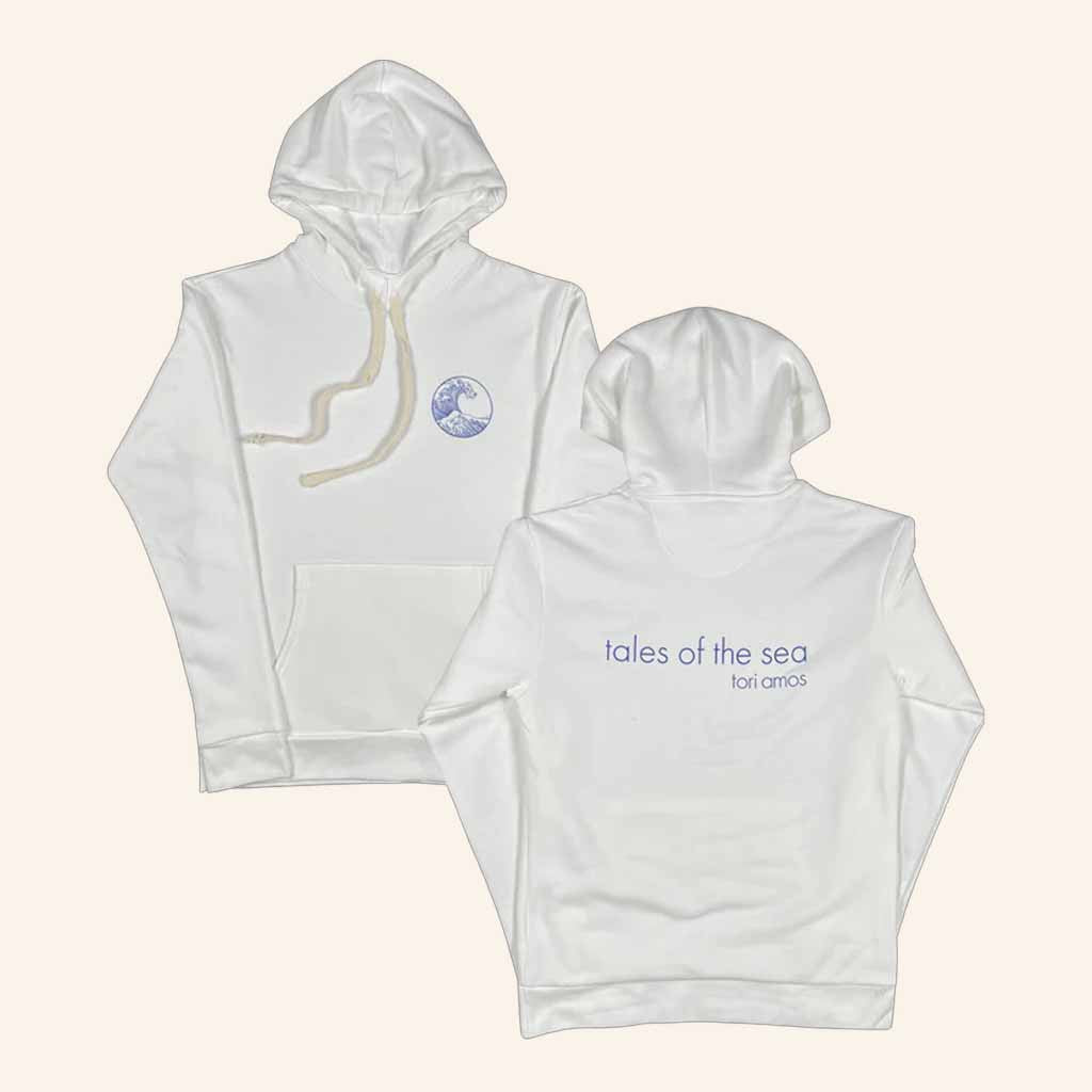 Tori Amos Merch Tales Of The Sea White Hoodie Gift Ideas For Music Lovers