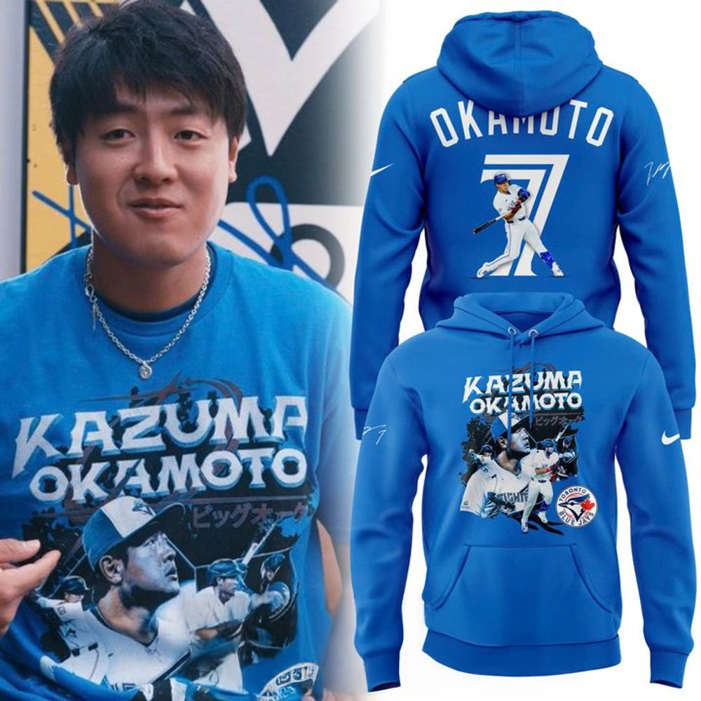 Toronto Blue Jays Kazuma Okamoto 7 Special Hoodie Set