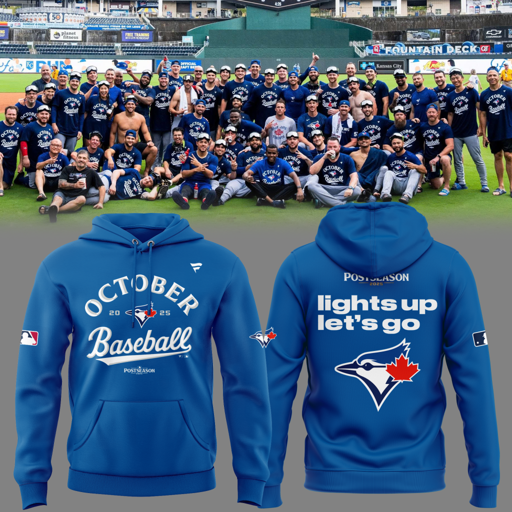 Toronto Blue Jays Royal 2026 Postseason Locker Room hoodie New Version