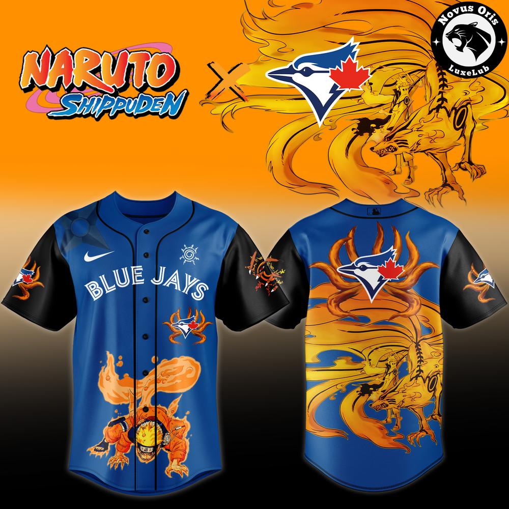 Toronto Blue Jays x Naruto Shippuden 2026 Baseball Jersey