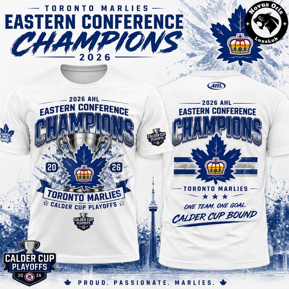 Toronto Marlies 2026 Calder Cup Playoffs AHL Champions Commemorative T-Shirt