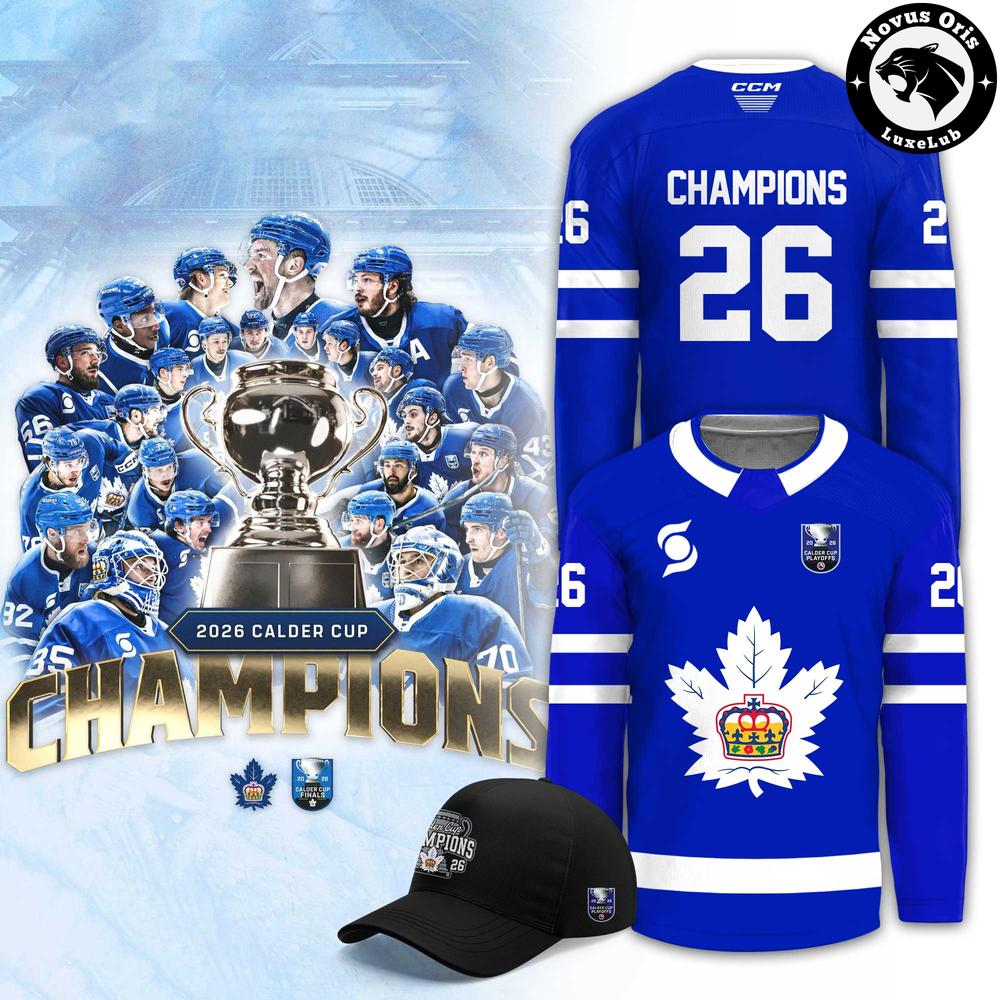 Toronto Marlies Calder Cup Champions 2026 Hockey Jersey 1 - Unicasport Toronto Marlies Calder Cup Champions 2026 Hockey Jersey