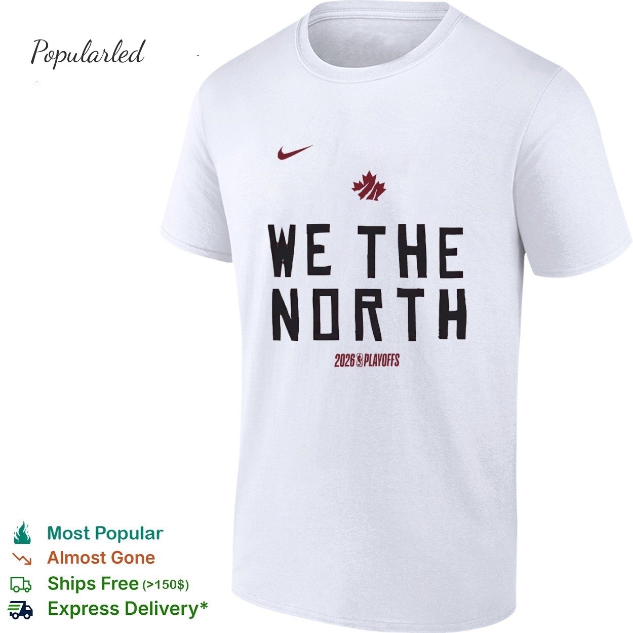 Toronto Raptors We The North 2026 Playoffs logo shirt