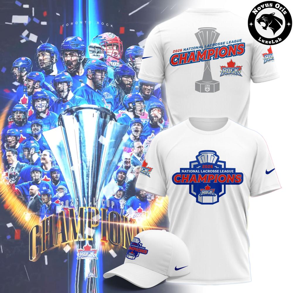 Toronto Rock 2026 NLL Champions Merchandise T-Shirt