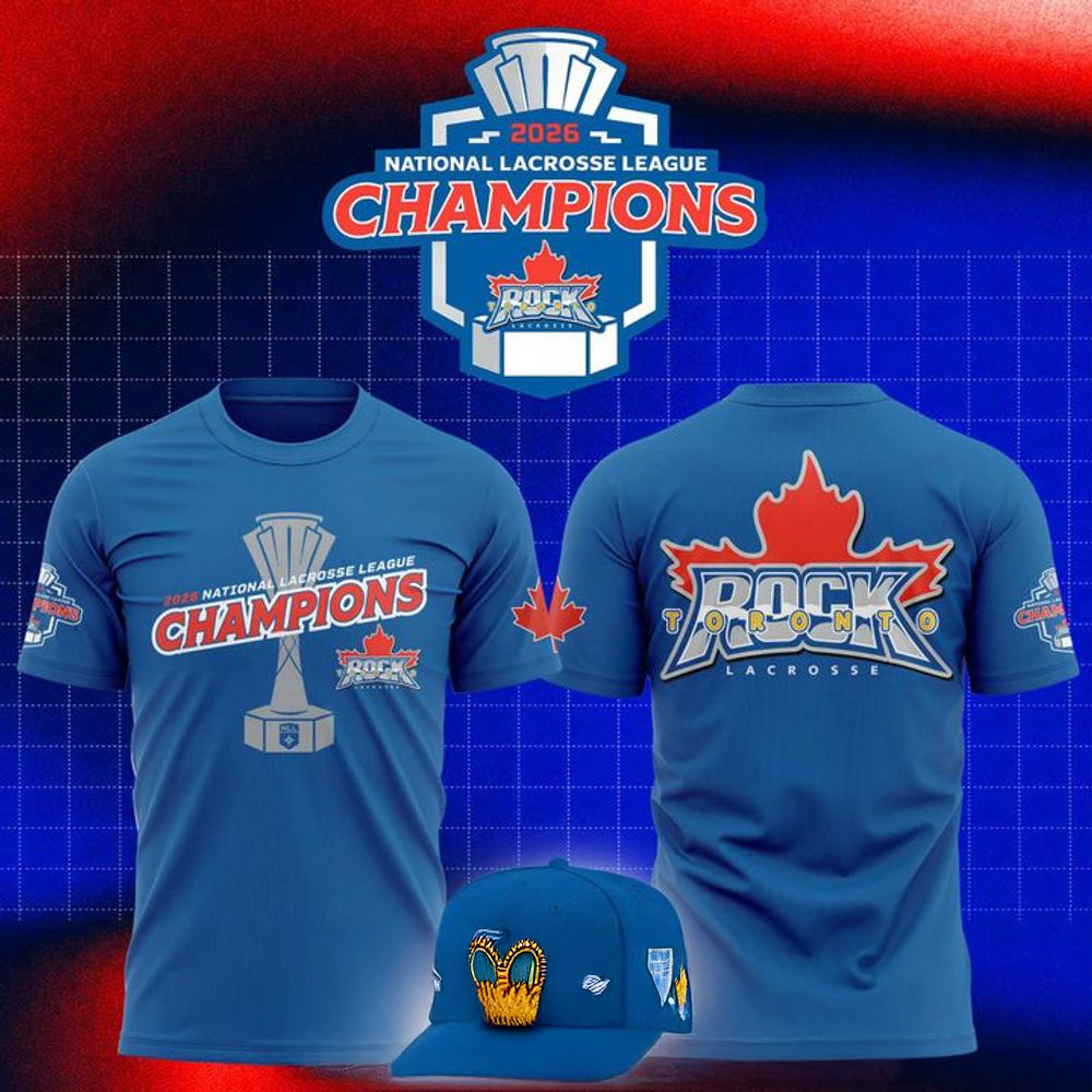 Toronto Rocks 2026 NLL Championship Blue Shirt