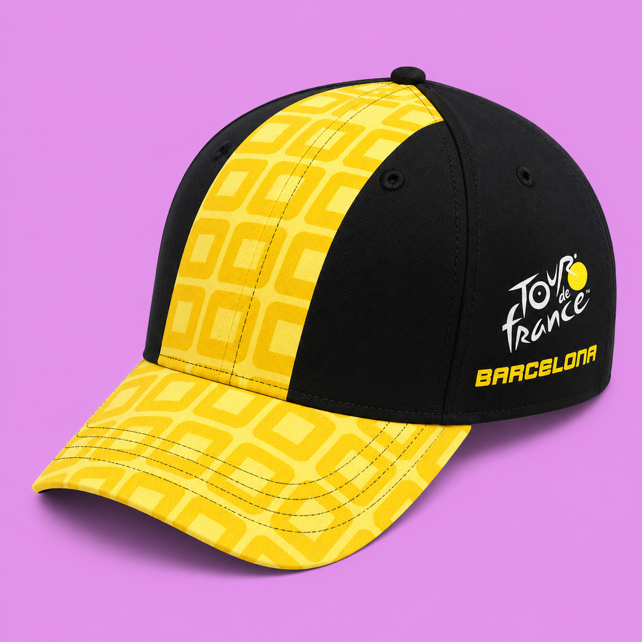 Tour de France 2026 Grand Depart Barcelona Kit Cycling Cap by Santini Gift for Fans