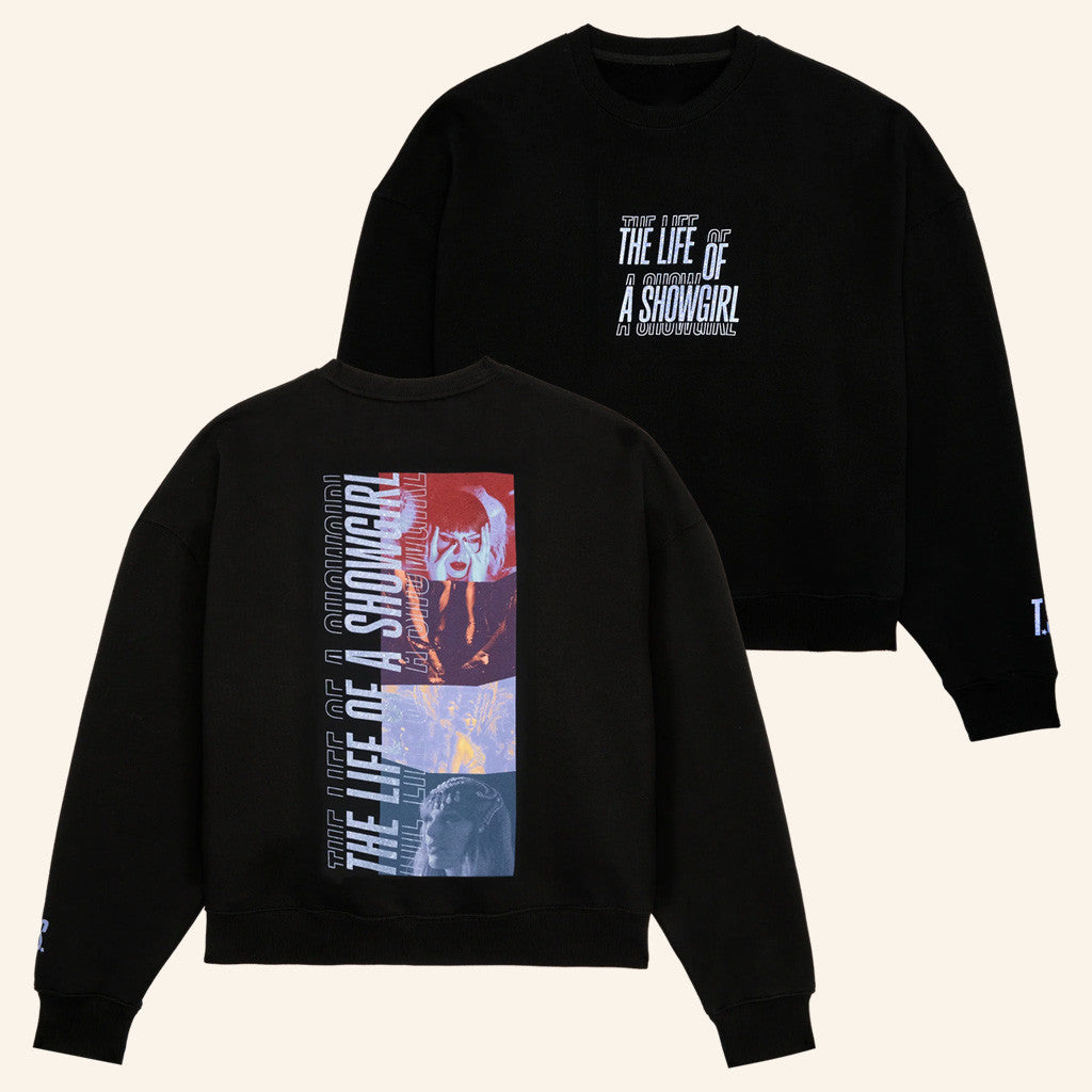 TS Showgirl Merch Showgirl Film Strip Black Sweatshirt Gifts For Swifties