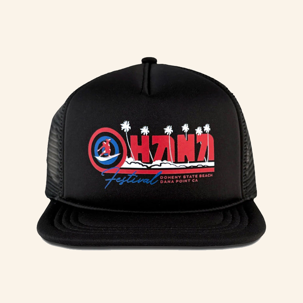 TSURT Merch Ohana Festival 70S Surf Snapback Trucker Hat Gift Ideas For Brother