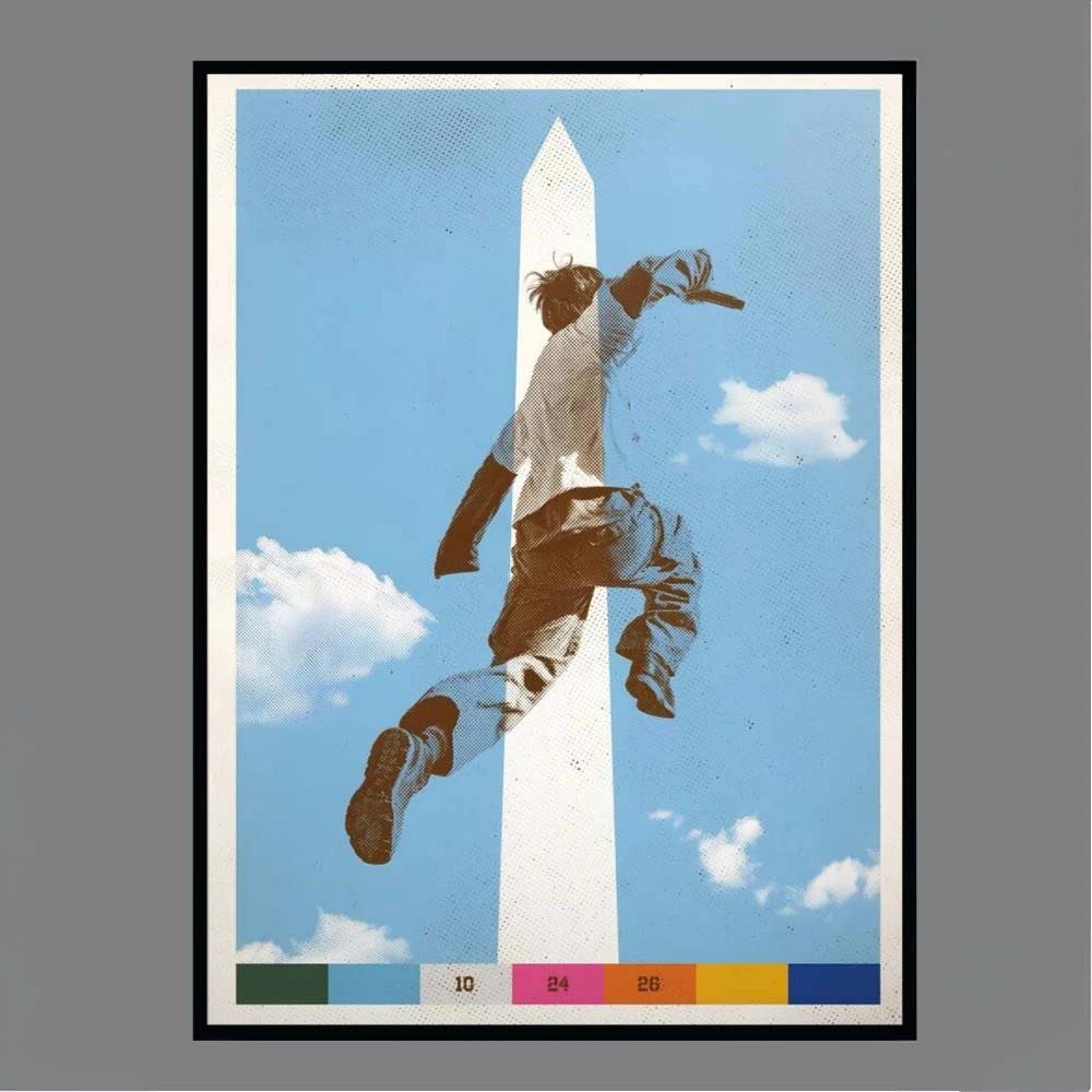 Turnstile Live at Washington Monument on 102426 Poster
