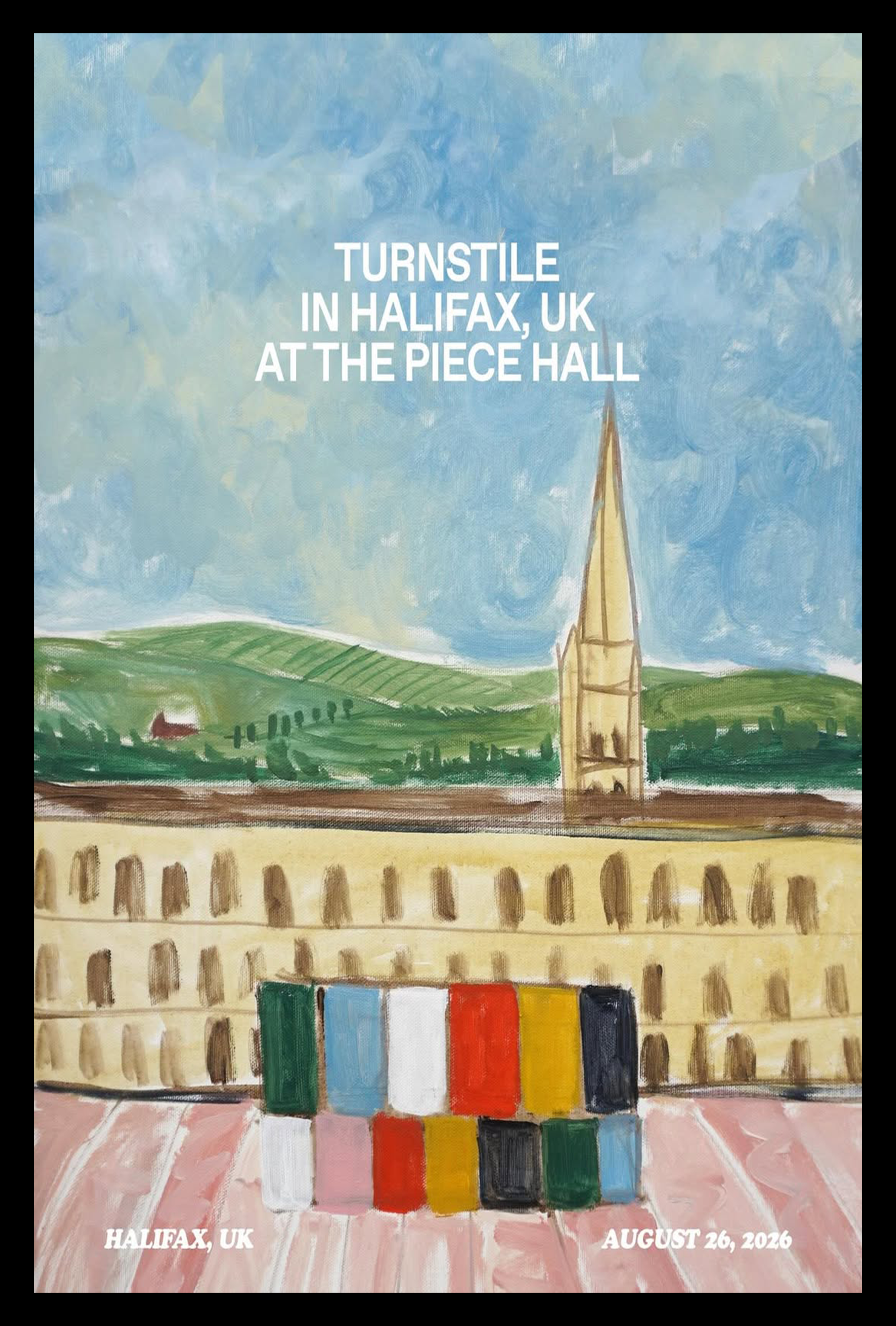 Turnstile The Piece Hall Halifax UK August 27 2026 Shirt