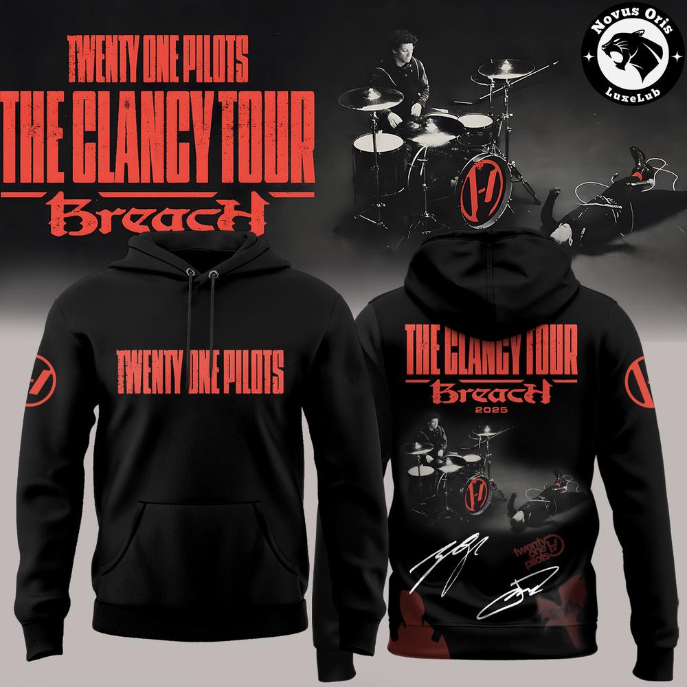 Twenty One Pilots The Clancy Tour Breach Hoodie
