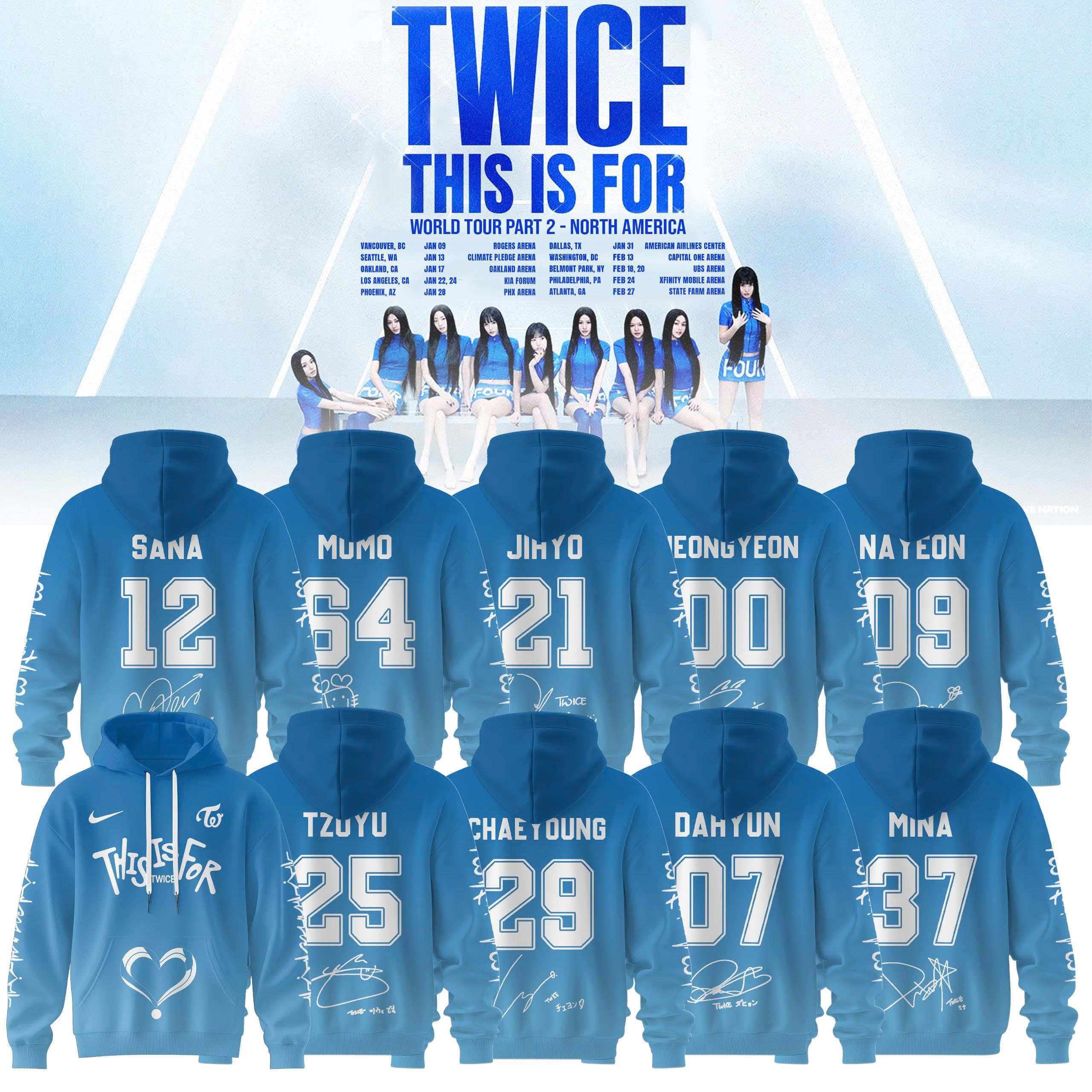 TWICE – THIS IS FOR WORLD TOUR 2026 Part III Hoodie