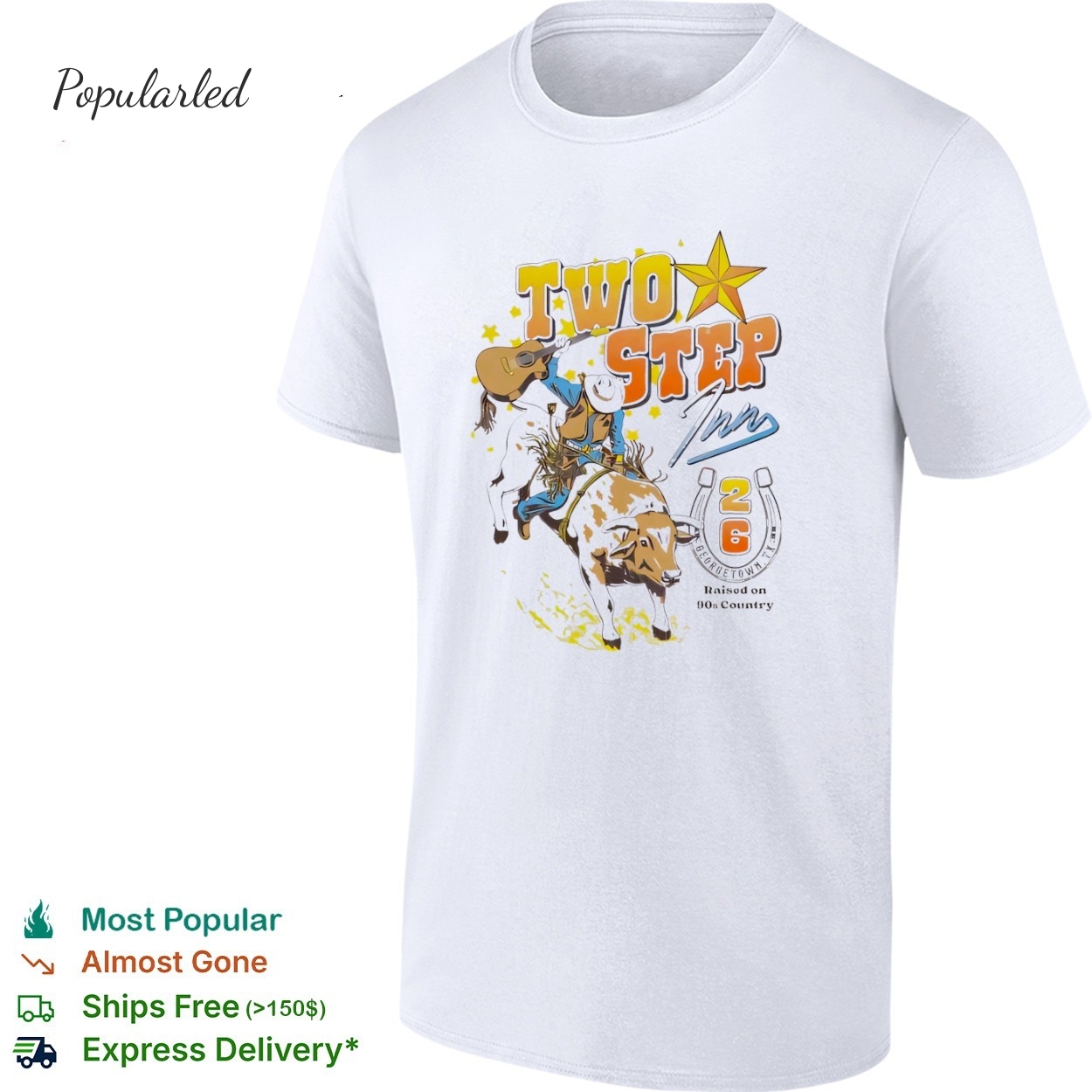 Two Step Inn Buckin Bull Lineup shirt