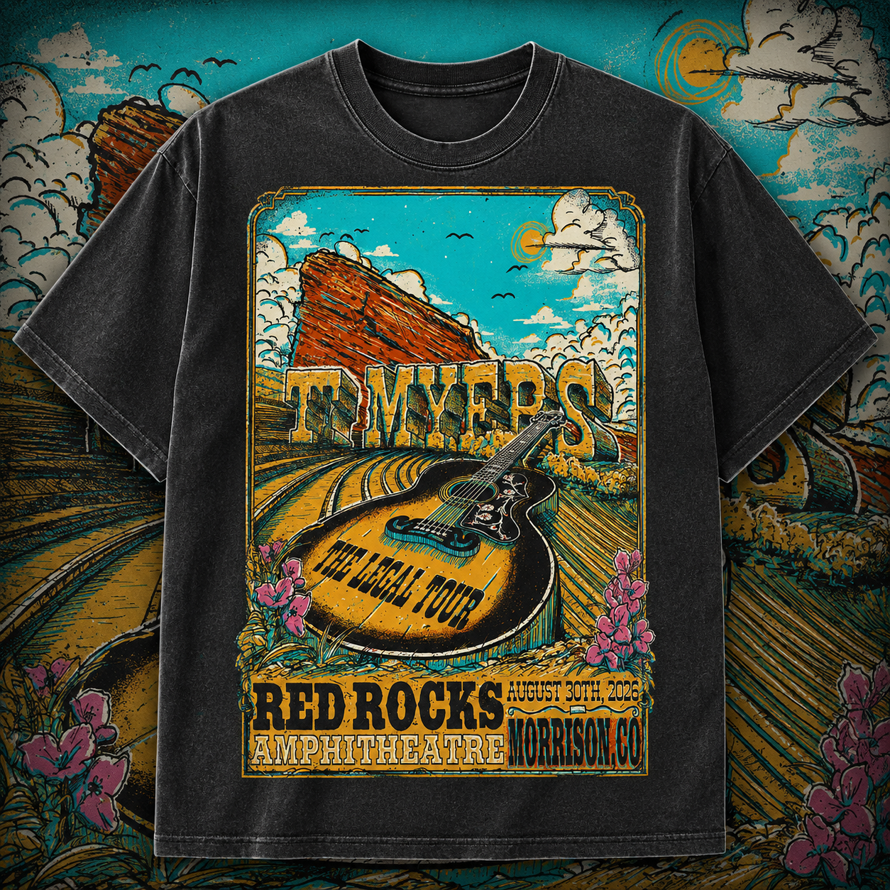 Ty Myers Red Rocks Colorado Aug 30 2026 Shirt Merch 2 - merchtourboutique ty myers red rocks colorado aug 30 2026 shirt merch nsdNf - merchtourboutique