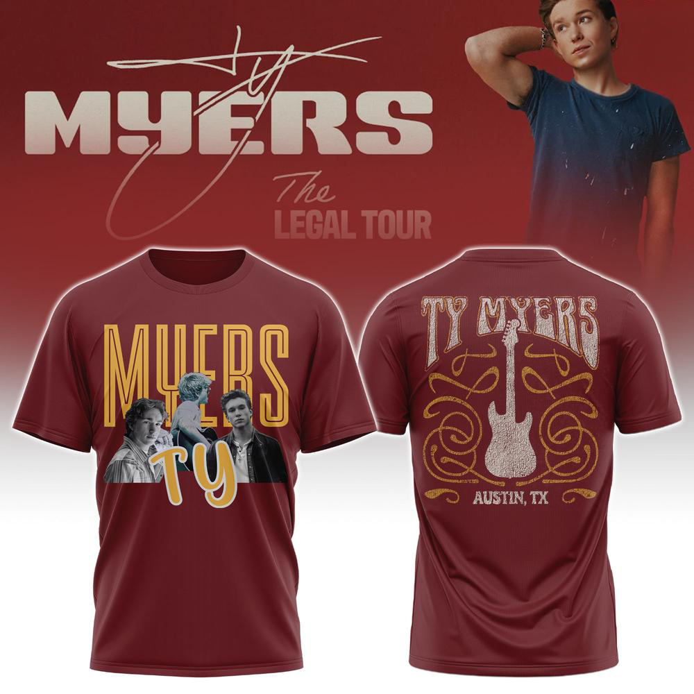 Ty Myers The Legal Tour 2026 TShirt
