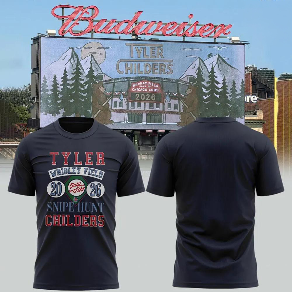 Tyler Childers Navy Blue Baseball Concert T Shirt