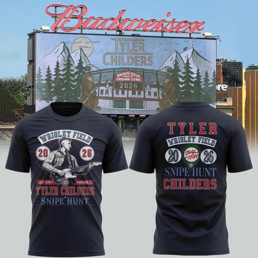 Tyler Childers x Chicago Cubs Wrigley Field 2026 Edition TShirt