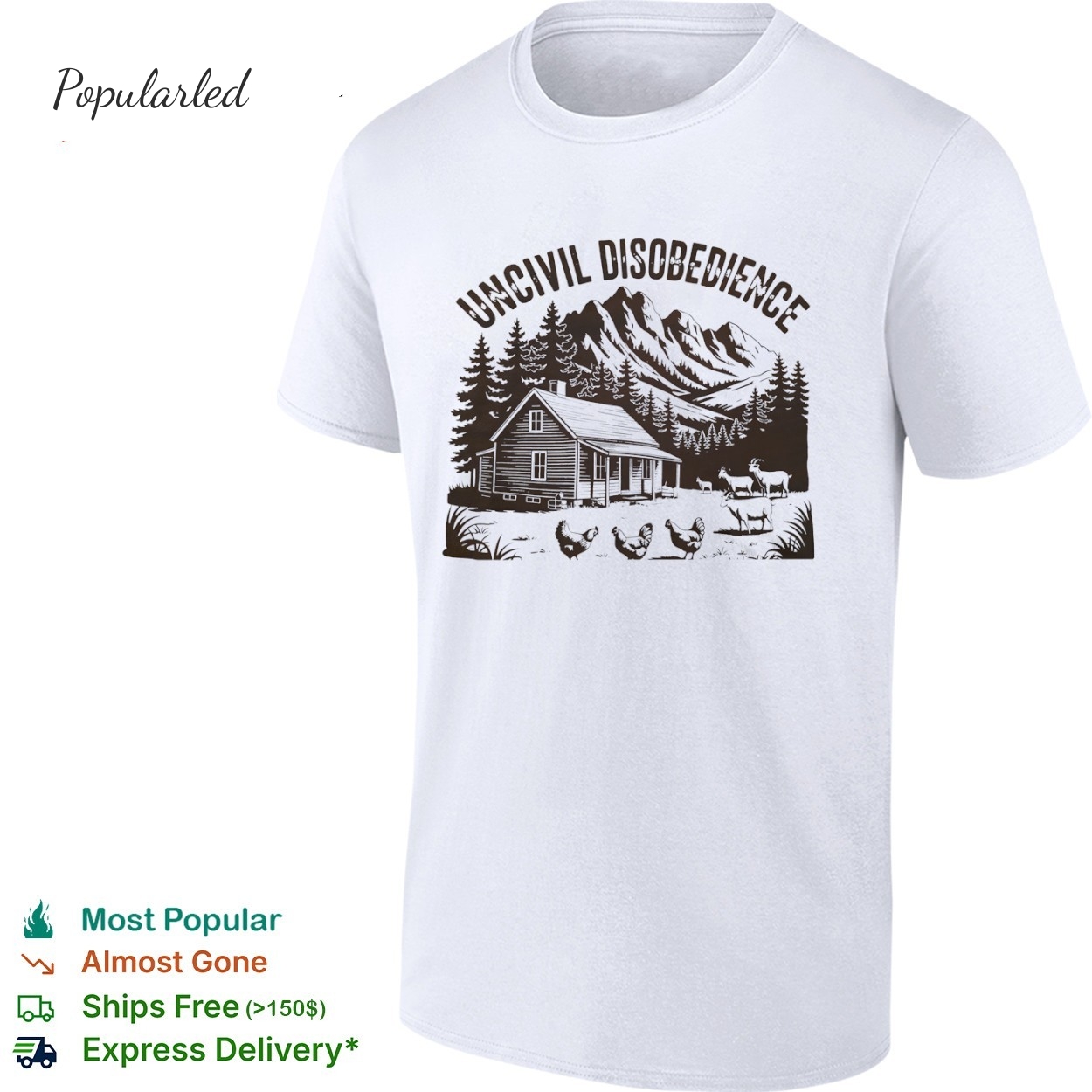 Uncivil disobedience vintage shirt