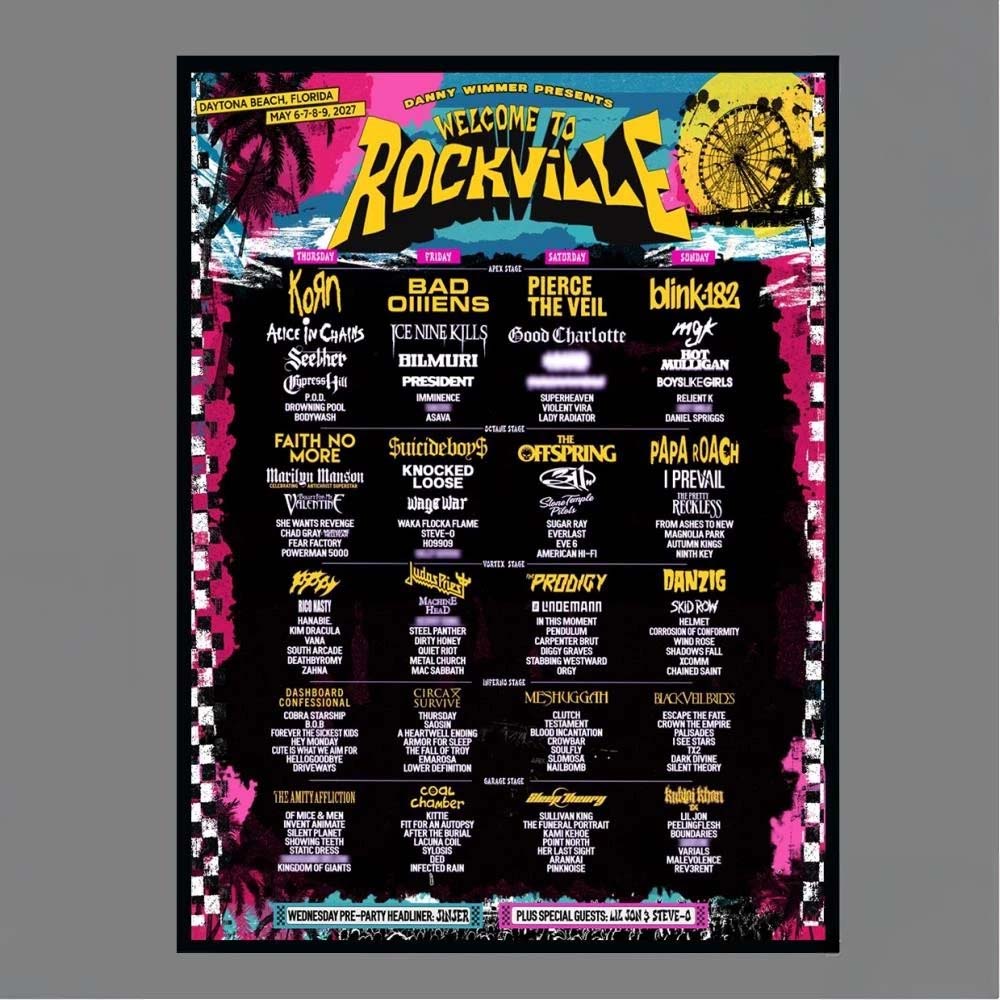Under The Big Sky Festival 2027 Full Line Up Tee At Big Mountain Ranch On July 16 To 18 2027 Whitefish Montana Poster