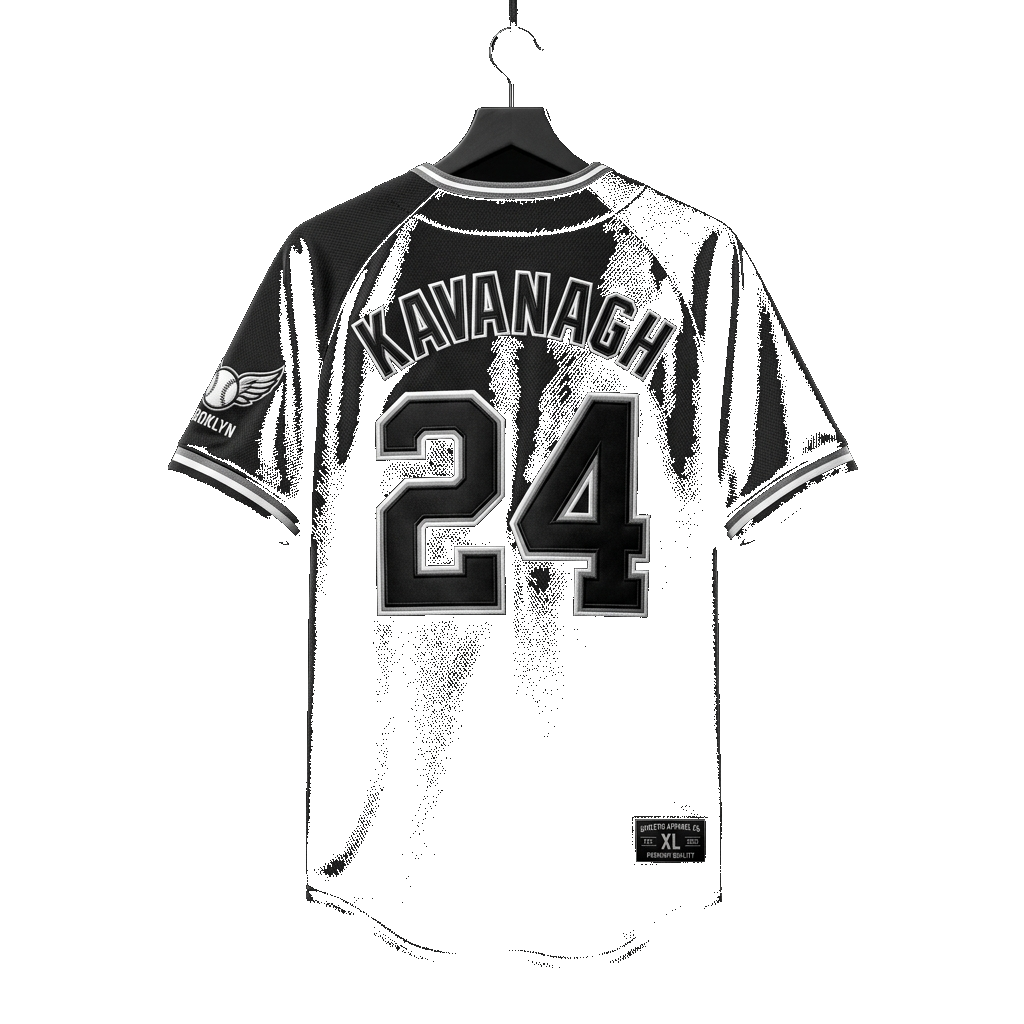 Custom Black Jersey Back