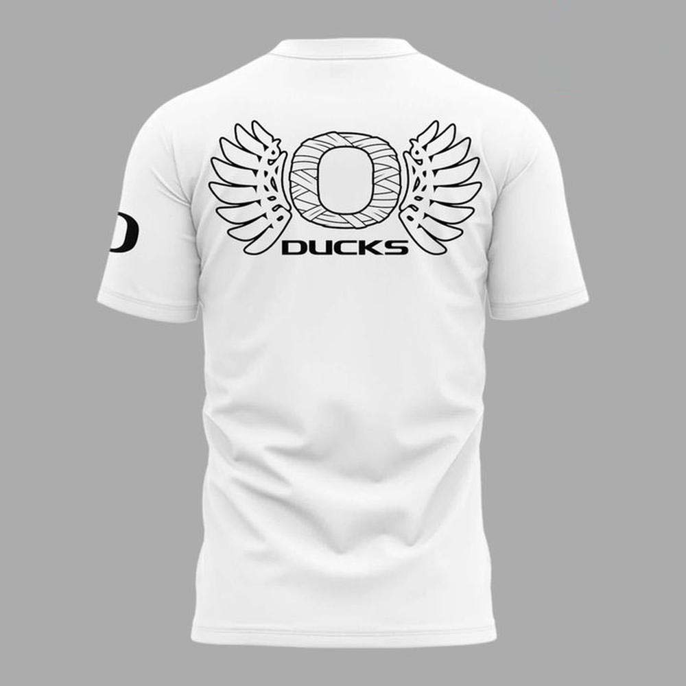 Unisex Oregon Ducks Spooky Season Mummy Short Sleeve TShirt - Image 4