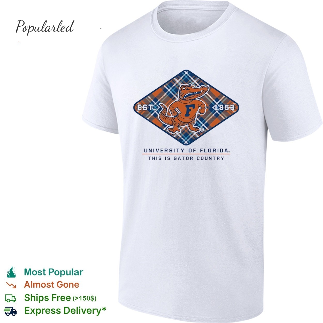 University of Florida Gators this is Gator country est 1853 shirt