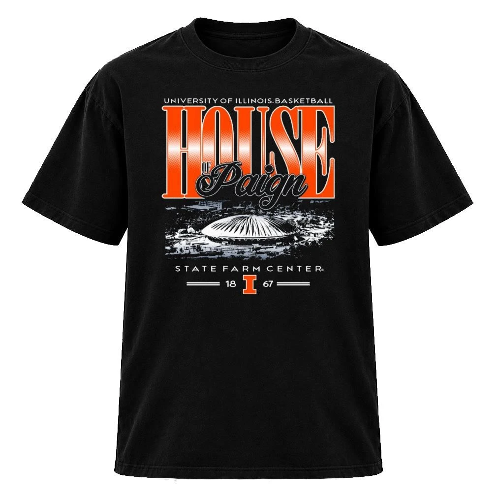 University Of Illinois Fighting Illini House of Paign State Farm Center Shirt