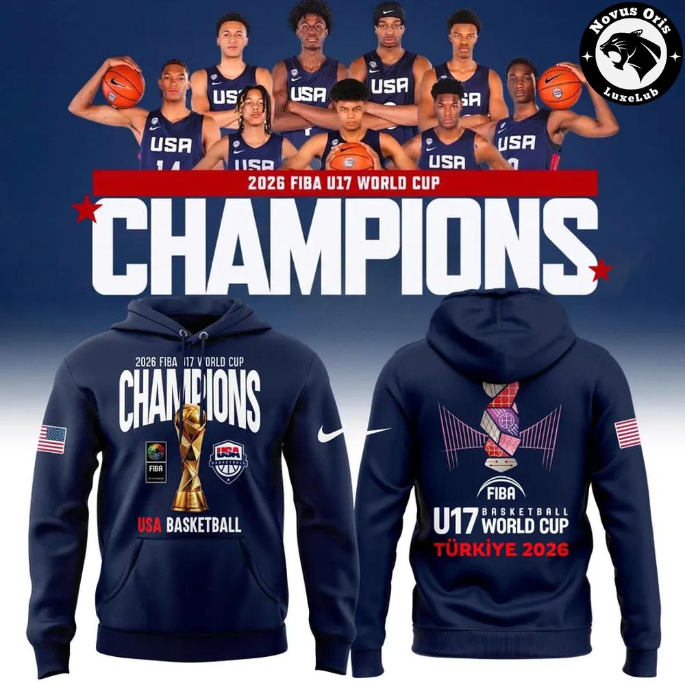 USA Basketball FIBA U17 World Cup 2026 Champions Hoodie